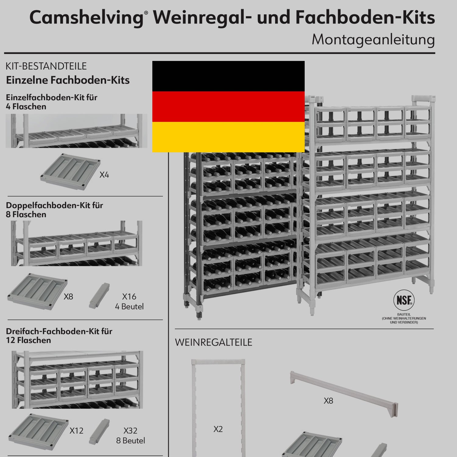 German Wine Rack Assembly Guide