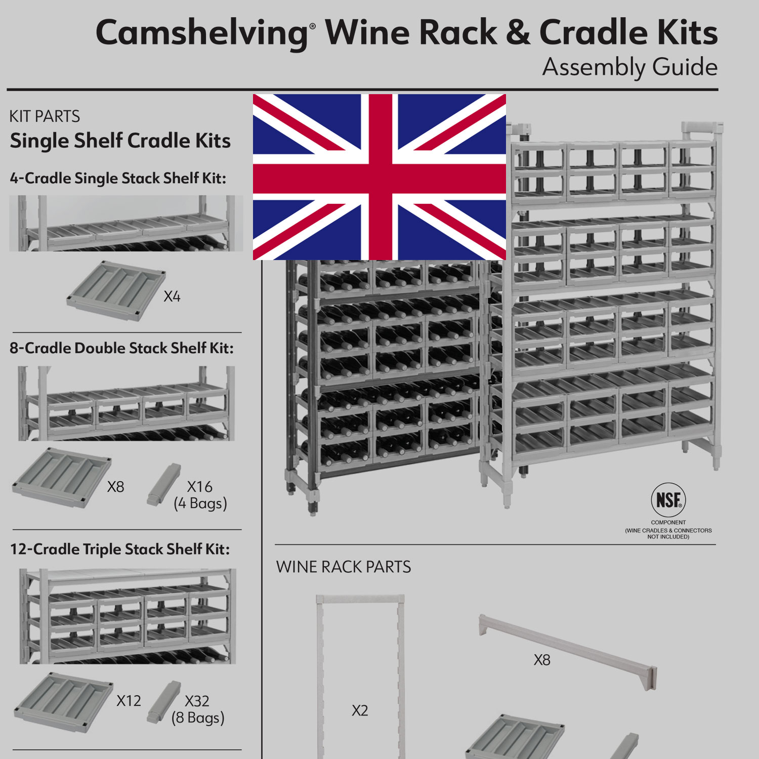 United Kingdom Wine Rack Assembly Guide