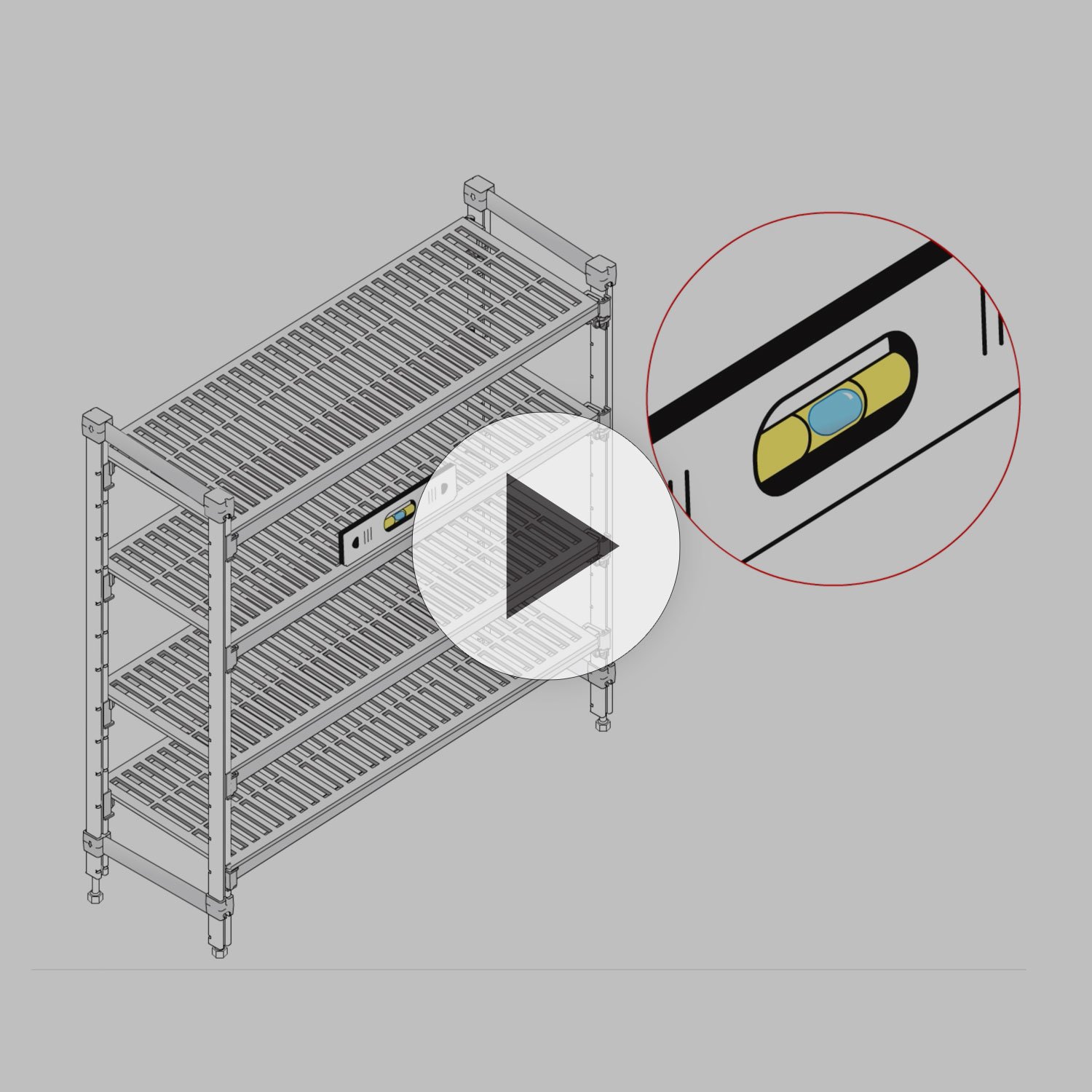 How to Level a Shelving Unit