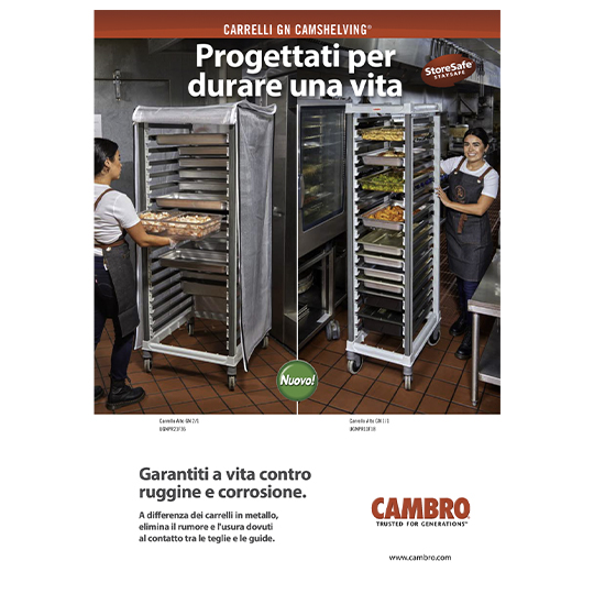 Camshelving GN Food Pan Trolley