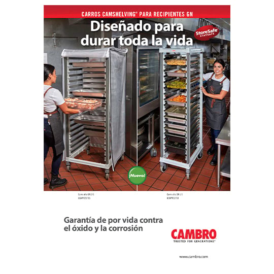 Camshelving GN Food Pan Trolley